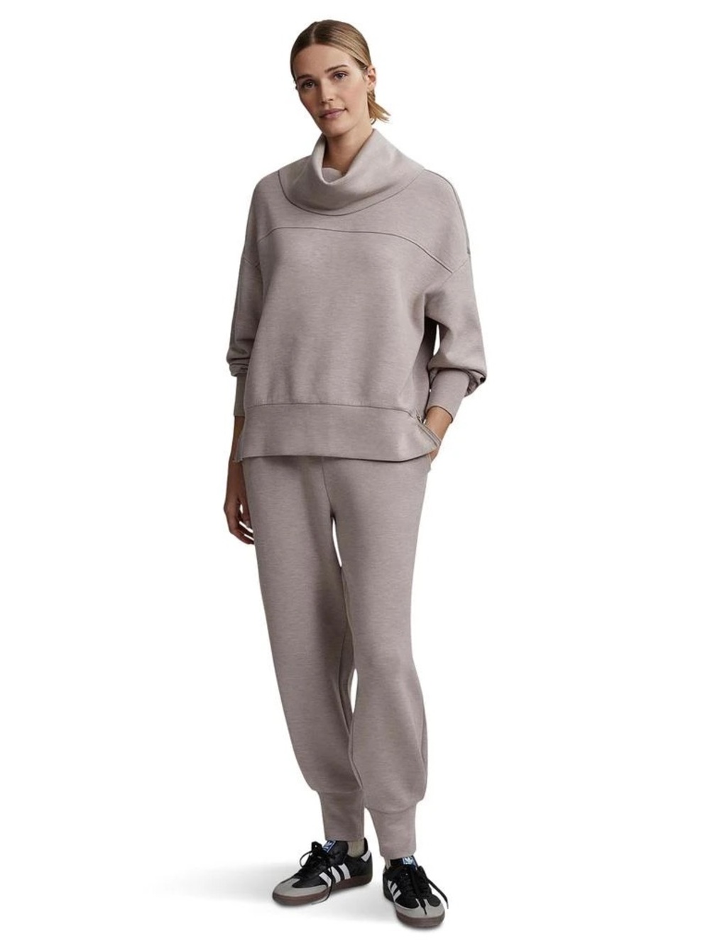 Varley Neutral Taupe Loungewear Set